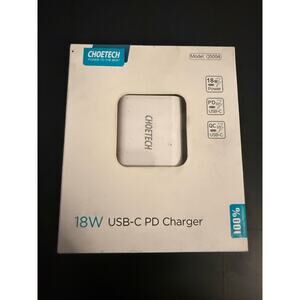 CHOETECH 18W USB-C PD Charger (Model Q5004)